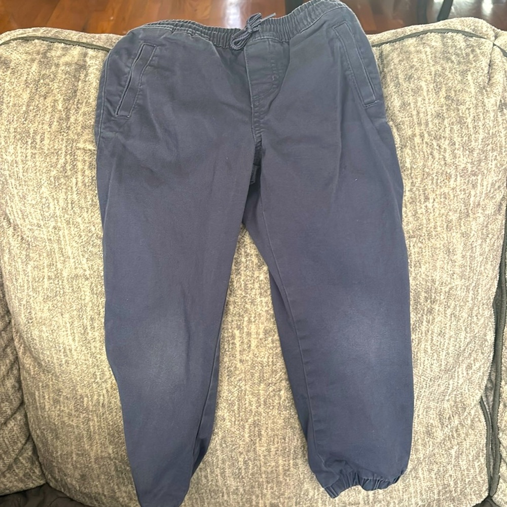 Boys Old Navy drawstring pantss in navy blue size 4T.